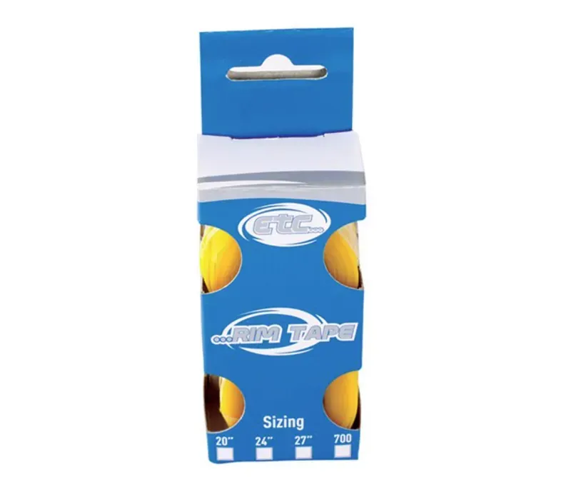 ETC 18mm 24-inch Rim Tape in Yellow