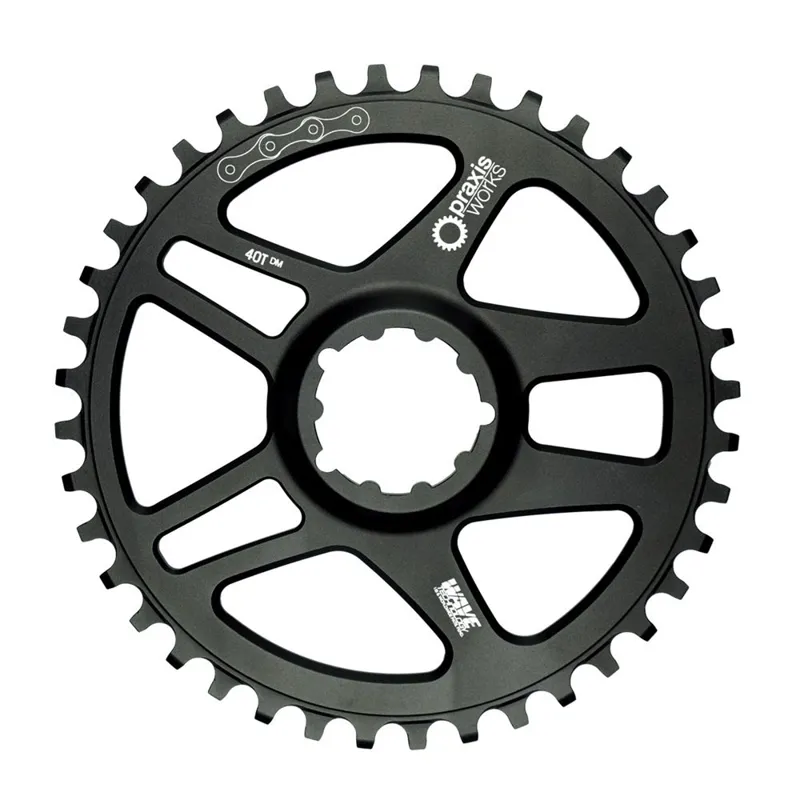 Praxis Works 1x Direct Mount Wave Chainring in Black