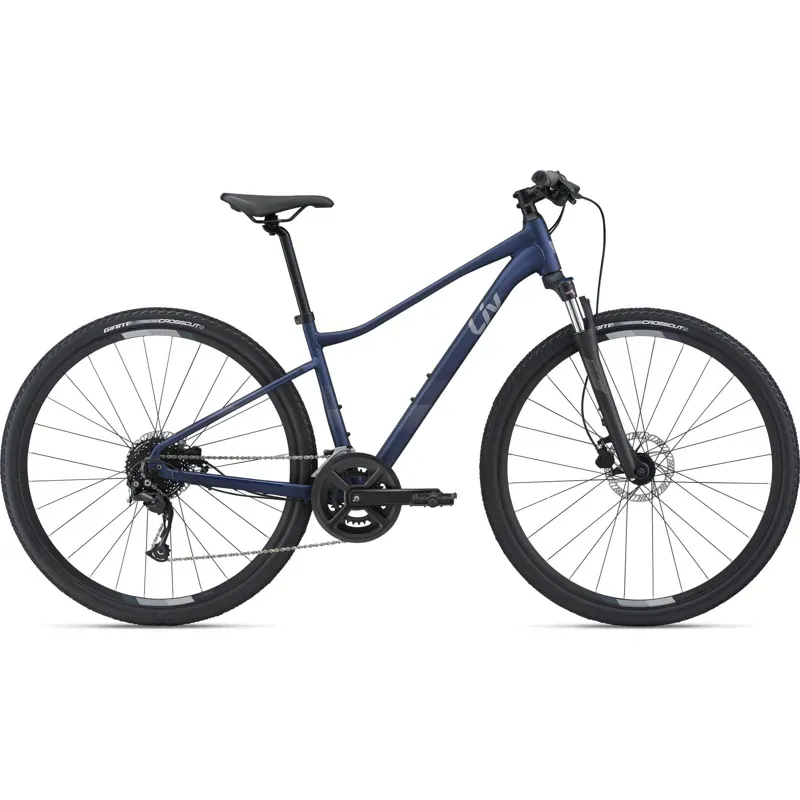 2022 Liv Rove 2 DD Womens Hybrid Bike in Eclipse