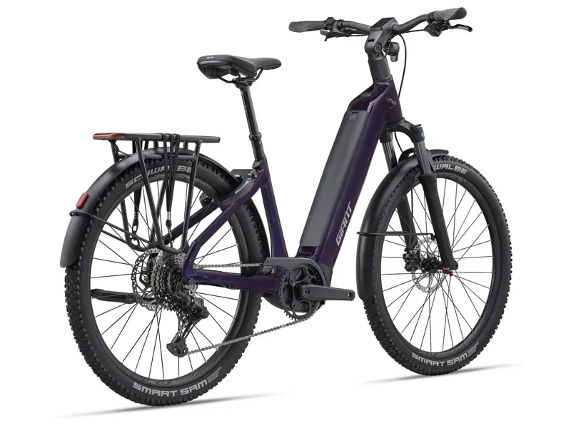 Giant AnyTour X E+ 3 Electric Hybrid Bike in Blackcurrant-1