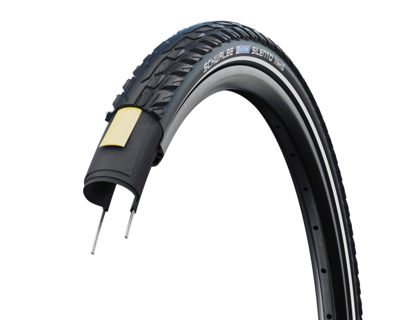 26 x 1.75 SCHWALBE SILENTO BLACK 47-559-1