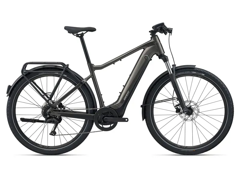 Giant Explore E+ 4 Double Diamond 25km/h eHybrid Bike in Stealth Chrome