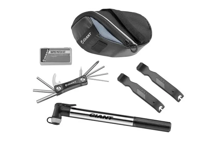 2020 Giant Quick Fix Combo Kit With Mini Pump in Black/Silver-1