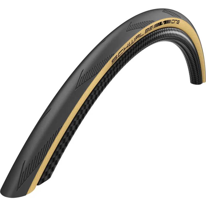 Schwalbe One 700x25c MicroSkin TLE Folding tyre Tan Wall