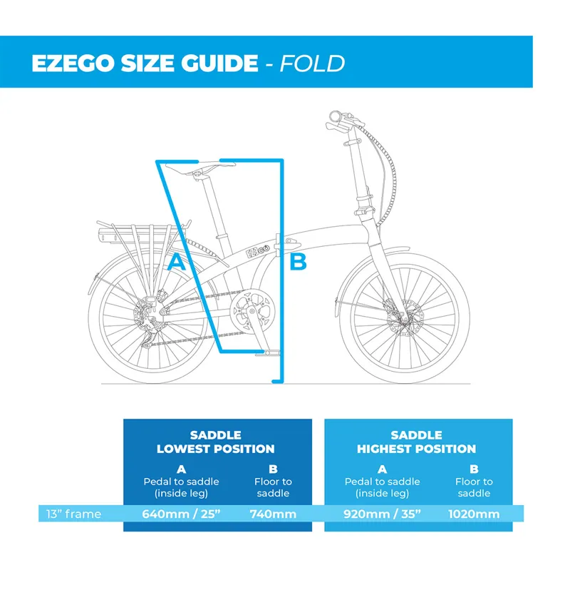 EZEGO FOLD EBIKE 400WH TEAL-10