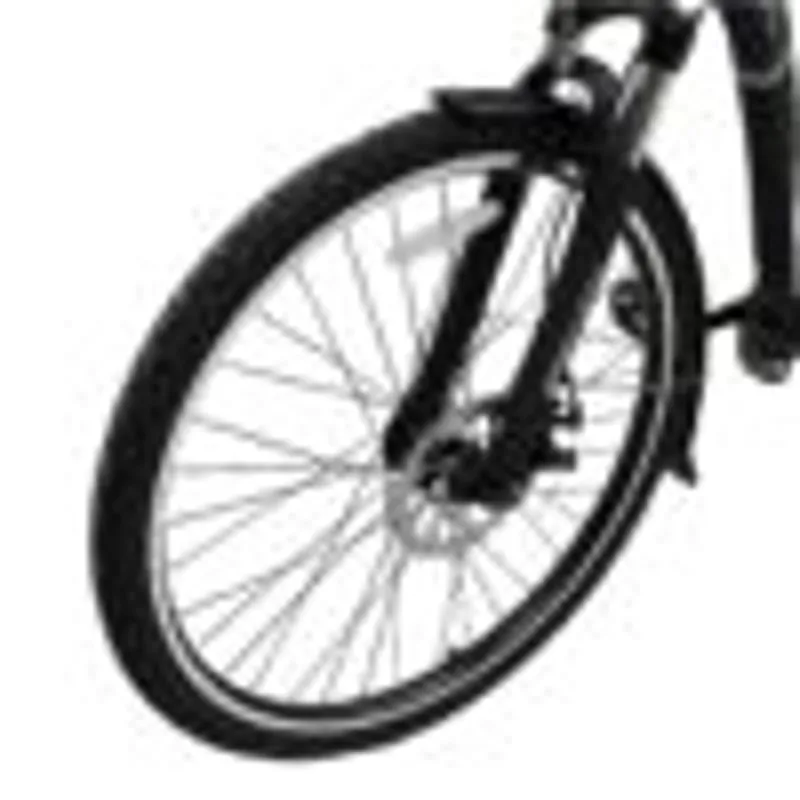 E-WORCESTER 18 X 26 STEP THROUGH ELECTRIC BIKE: SATIN BLACK  -3