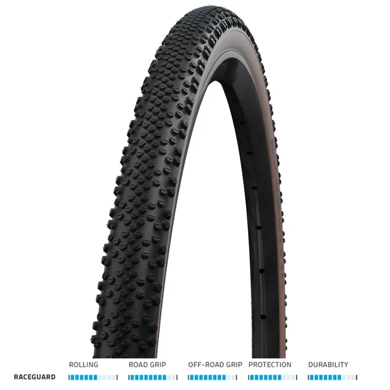 Schwalbe G-One Bite Performance RG 700x40c Folding TLE Tire in Black/Bronze