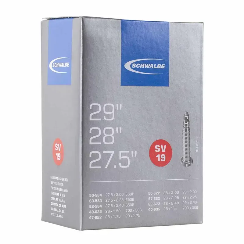 Schwalbe SV19 27.5/29-inch Inner Tube in Black-1