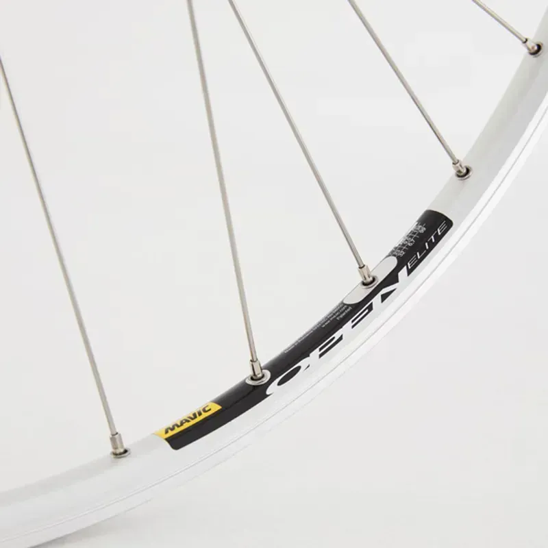 M Part Wheels RS400 Hub Mavic Open Elite Rim 700c Shimano Front Wheel in Silver-2