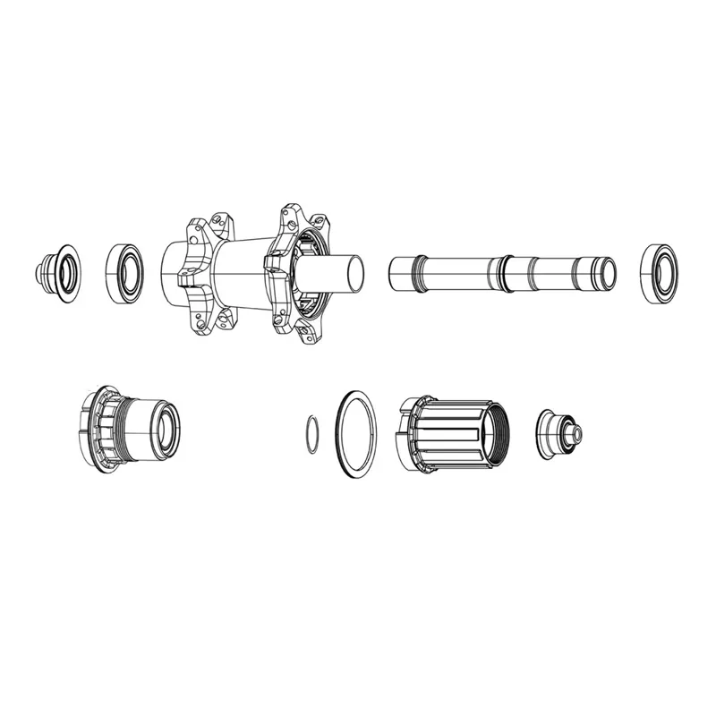 Zipp Spare - Wheel Freehub Kit Ss 176/177 11 Speed Sram: size